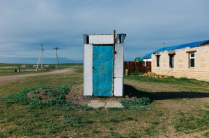 A typical jothlon (outhouse)